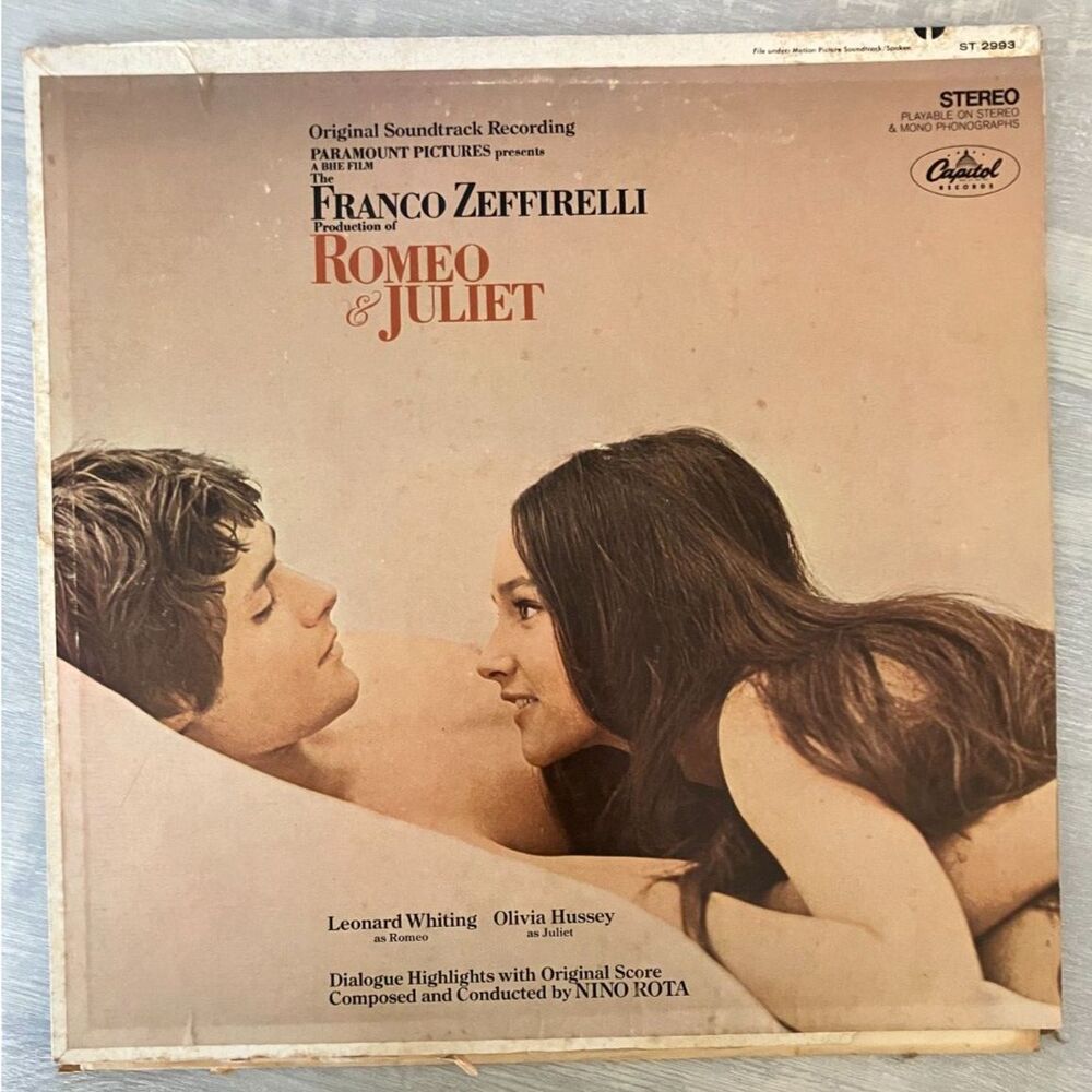 Romeo & Juliet Original Soundtrack vinyl